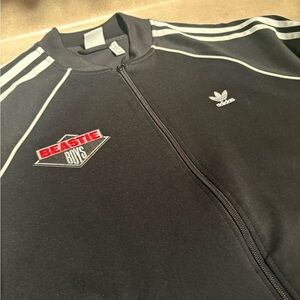 Adidas x Beastie Boys Black Zip Track Jacket women’s large nwot